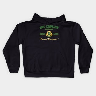 2Nd Cavalry Regiment Veteran Military Father Day Kids Hoodie